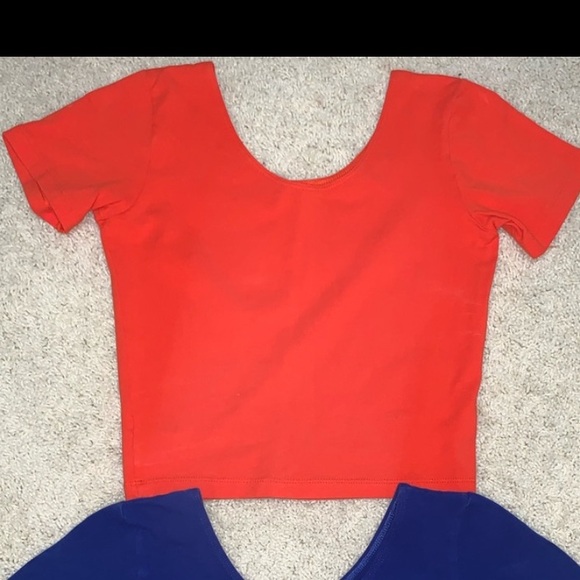 American Apparel Cotton Spandex Jersey Crop Tee - Picture 2 of 3